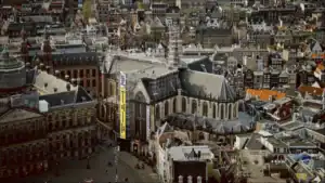 כרטיס עלייה לרופטופ של כנסיית דה ניוואה (De Nieuwe Kerk) באמסטרדם