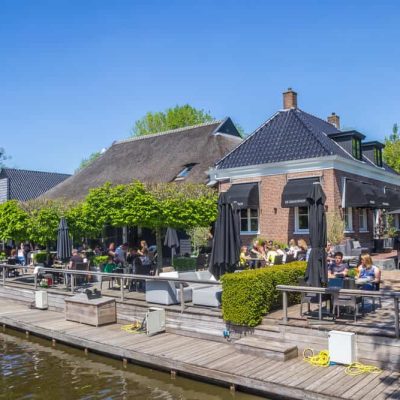 the restaurant in the center of Giethoorn, Netherlands